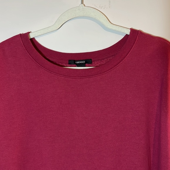 Forever 21 Drop Waist Sweat Shirt Dress-Tunic - Picture 4 of 6